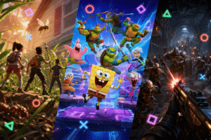 PS Plus juin 2026 : Grounded, Darktide et un brawler Nickelodeon, l&rsquo;offre qui brouille les pistes