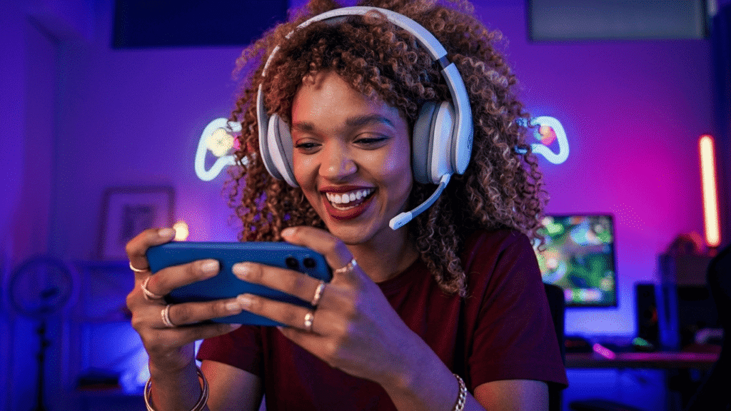 Le Samsung Galasy S25 en situation de jeu