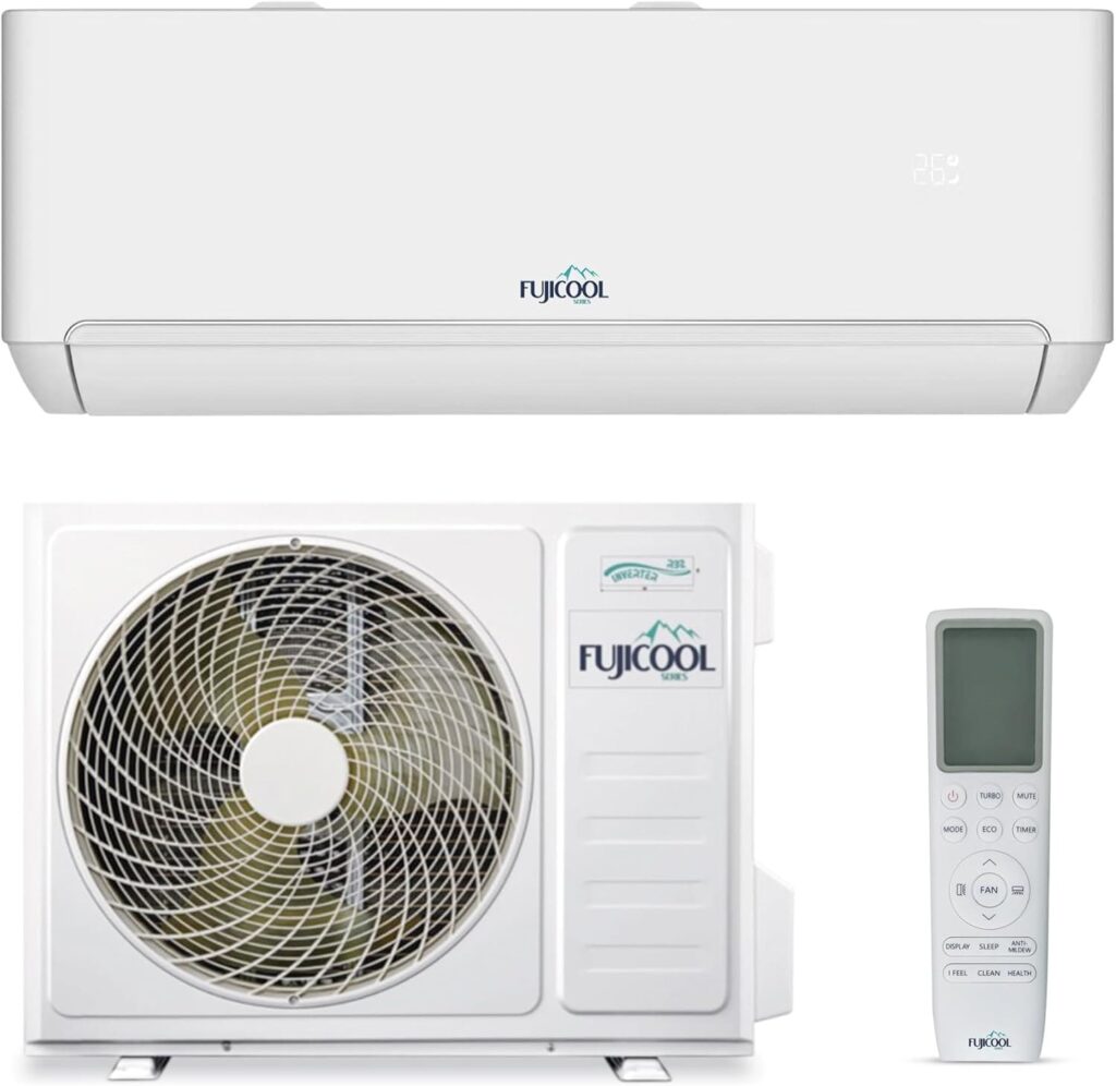 Parmi les meilleurs modèles actuellement disponibles en France, on trouve le T-PRO Climatiseur réversible Split Inverter Wi-Fi.