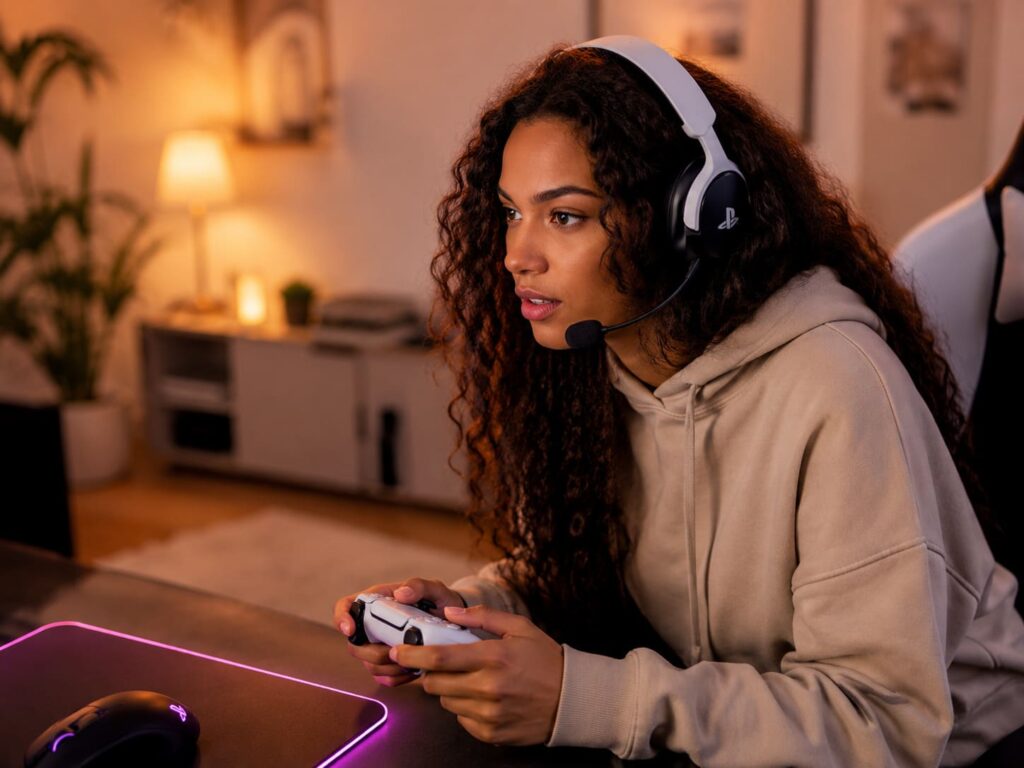 Casque PS5 sans fil avec micro