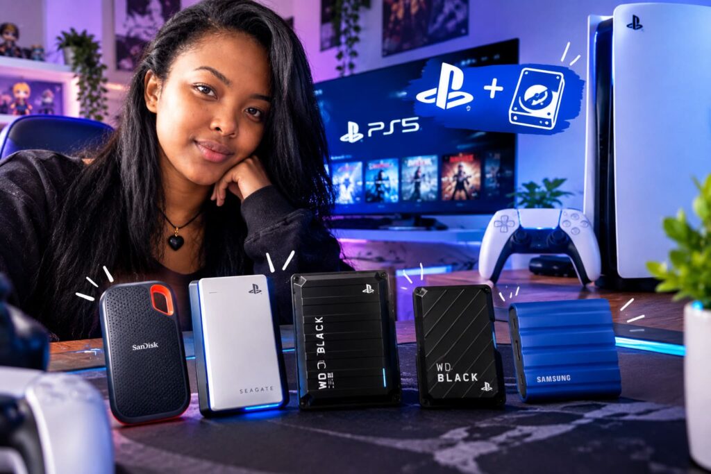 Mes 5 meilleurs choix de disque dur externe PS5