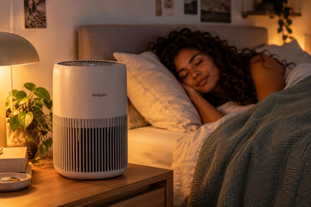 Illustration d'usage du Air purifier Philips PureProtect Mini 900