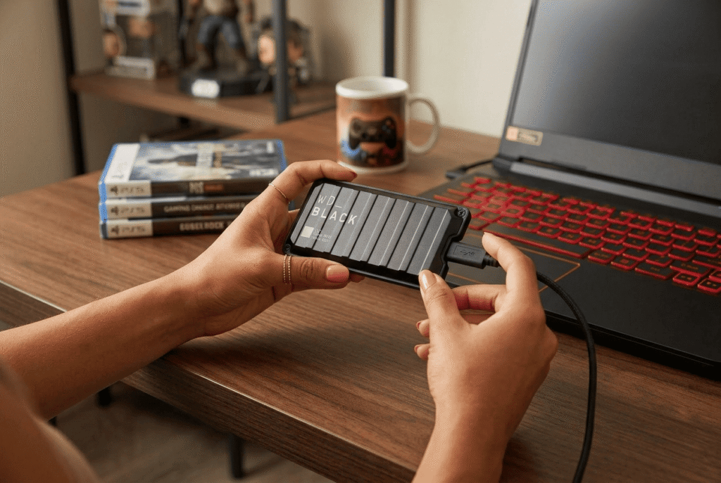 Test du WD Black P40 Game Drive SSD